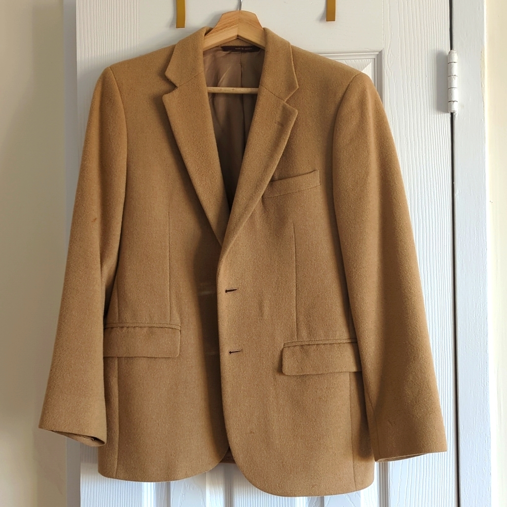Brooks Brothers Boys 16 Camel hair blazer